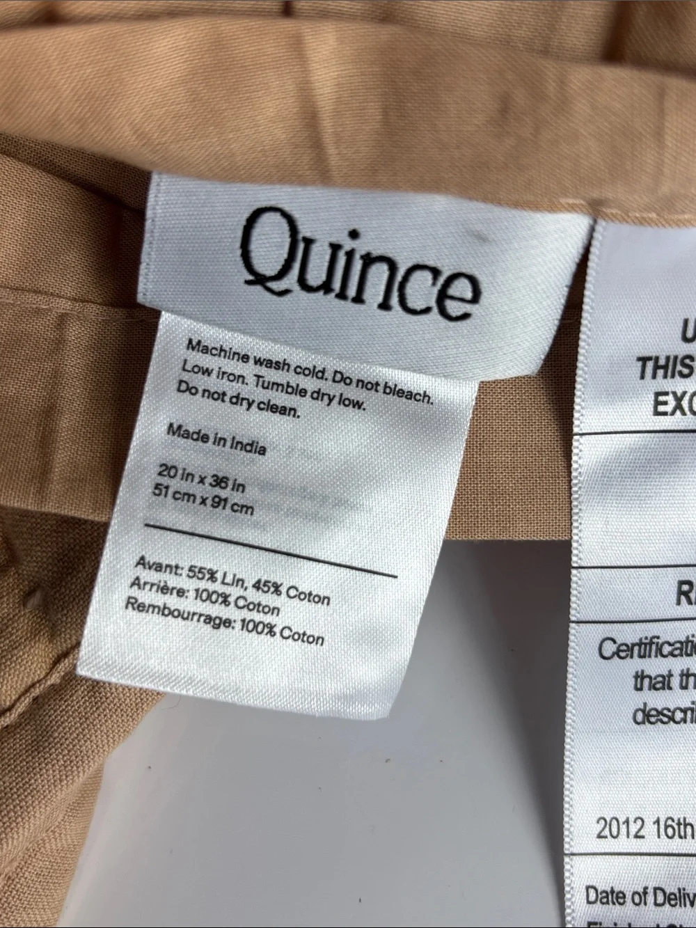 Quince european linen